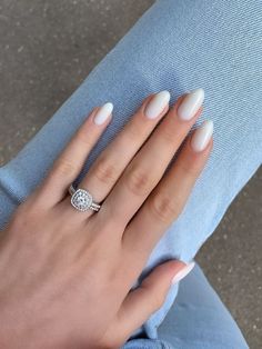 Nails Inspiration For School, Latte Nails, Milky Nails, Subtle Nails, Nail Care Tips