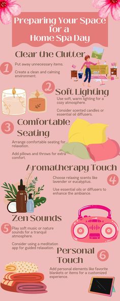 Steps to inspire your preparation for a home spa day Mom And Daughter Spa Day At Home, Spa Day Ideas At Home, Spa Day At Home Checklist, Home Spa Day, At Home Spa Day Ideas, Diy Spa Day At Home, Spa At Home, At Home Spa Day, Spa Night At Home