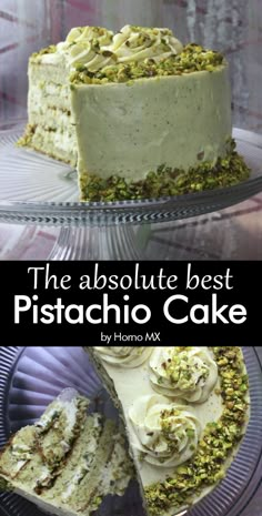 the absolute best pistachio cake by hona mix