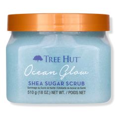 Ocean Glow Hydrating Sugar Scrub - Tree Hut | Ulta Beauty Shea Sugar Scrub, Sephora Skin Care, Exfoliating Body Scrub, Sugar Body Scrub, Sugar Body, Pretty Skin Care, Skin Care Items, Pretty Skin, Body Care Routine