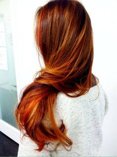 Beauty Trends Hair Color Red Ombre, Wedding Hair Colors, Red Hair Don't Care, Trendy Hair Color, Red Heads, Long Red, Hair Inspo Color, Red Head