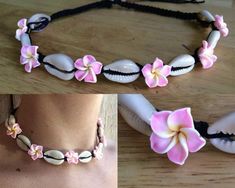 Macrame Choker Necklace, Cowrie Shell Earrings, Cowrie Shell Jewelry, Knot Macrame, Macrame Choker, Ankle Bracelets Diy, Beach Bracelet, Jewelry Accessories Ideas