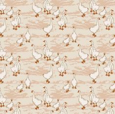 Geese from the Wild Cottage Collection from Figo Fabrics Duck Nursery, Nursing Pillow Covers, Newborn Lounger, Toddler Pillowcase, Nursing Pillow Cover, Nursing Pillow, Fitted Crib Sheet, Fabric Bolts, Changing Pad Cover