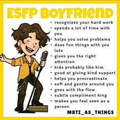 Esfp Boyfriend, Explorers Mbti, Myers Briggs Test