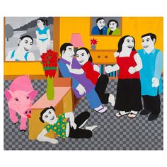 an image of a group of people in the living room