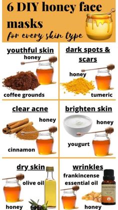 Diy Honey Face Mask, Clear Skin Face Mask, Diy Honey, Honey Diy, Honey Face Mask, Skin Face Mask, Clear Skin Face, Clear Healthy Skin, Resep Diet