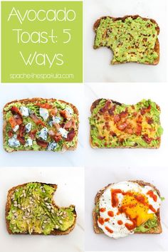 avocado toast and 5 ways to make it look like an avocado sandwich