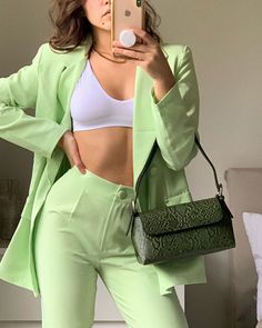 Chique Outfit, Pastel Outfit, Green Fits, Green Outfit