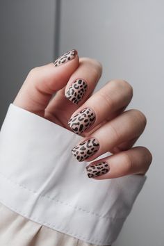 Cheetah Print Nail Designs, Cheetah Print Nails, Leopard Print Nails, Leopard Nails