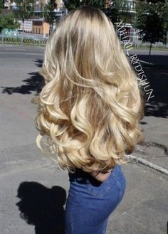 Blonde Hair Inspiration, Long Blonde Hair, Great Hair, Big Hair, Gorgeous Hair, Hair Day