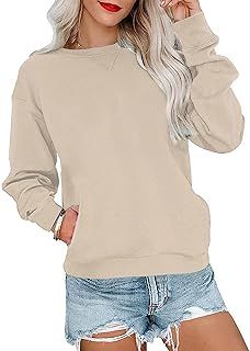 Pockets Fashion, Fashion Hoodies, Street Look, Women Long Sleeve Tops, Long Sleeve Sweatshirt, Casual Sweatshirt, Long Sleeve Sweatshirts, Pullover Sweatshirt, Sweatshirt Fashion