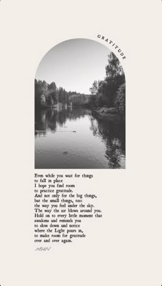 a black and white photo with a poem on it