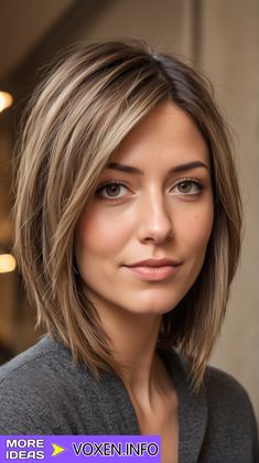 Haircuts For Medium Length Hair, Long Bob Haircuts, Shoulder Length Hair Cuts, Haircuts For Medium Hair, Haircut And Color, Bob Haircuts, Long Bob, Shoulder Length Hair, Color Hair