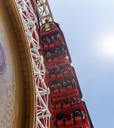 a ferris wheel with people riding on it