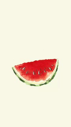 a slice of watermelon on a white background