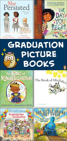 children's books with the title, graduation picture books