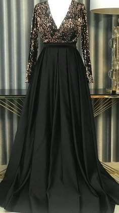 Arms Designs For Dresses, Gown Ideas Full Sleeves, Full Sleeve Gowns Simple, Evening Gowns Indian Party Wear Plus Size, Dangri Dress Women, Black Long Sleeve Prom Dress, Full Sleeve Gowns, Bridesmaid Dresses Ideas, Prom Dress Black