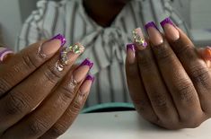 Explore 30 exquisite purple French tip nail designs that will elevate your manicure game! From subtle ombre to bold patterns, find your next nail art inspiration here.