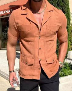 Italian Summer Outfits Men, Lawyer Suit, Vest Coats, Relaxed Fashion, Indian Wedding Clothes For Men, Male Shirt, Italian Summer Outfits, Stylish Shirts Men, African Shirts For Men