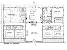 the floor plan for a two story house