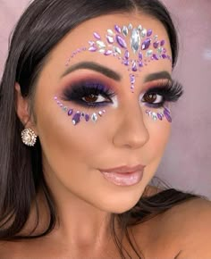 Make Carnaval, Maquillage Yeux Cut Crease, Sparkly Makeup, Halloween Makeup Pretty, Web 1