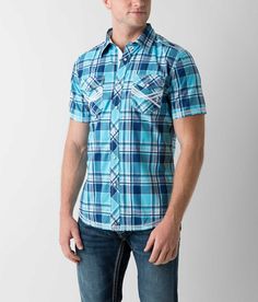 Buckle Black Baton Rouge Shirt - Men's Shirts/Tops | Buckle Mens Fashion Edgy, Buckles Fashion, Plaid Shirt Men, Men's Shirts, Mens Fashion Trends, Come Back, Mens Clothing Styles, Plaid Shirt