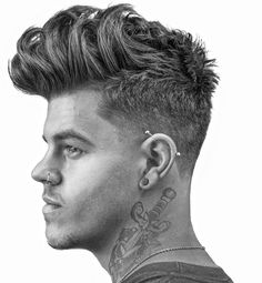 Clean Cut Haircut, Types Of Fade Haircut, Stubble Beard, Nice Hairstyle, Boys Hair, Quiff Hairstyles, Men's Hairstyle, Curly Hair Photos