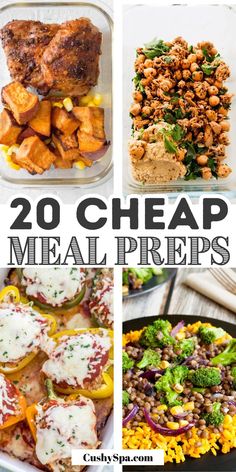 20 cheap meal preps that are easy to make