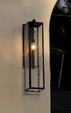 a light that is on the side of a wall