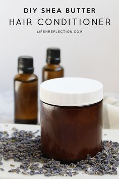 Diy Shea Butter, Homemade Hair Conditioner, Diy Natural Hair, Natural Hair Conditioner, Dunner Wordend Haar, Best Natural Hair Products, Natural Hair Diy, Homemade Hair