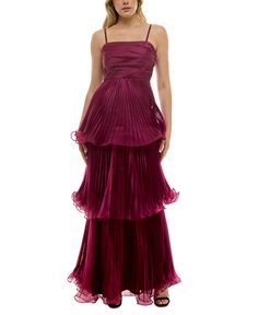 in stock Silk Pleated Party Gown, Silk Ruffled Cocktail Gown, Silk Cocktail Gown With Ruffles, Silk Ruffled Gown For Cocktail, Silk Gown With Ruffles For Cocktail, Silk Pleated Gown For Gala, Silk Pleated Evening Gown, Fitted Evening Dress With Pleated Bodice In Silk Chiffon, Chic Silk Chiffon Evening Dress For Gala