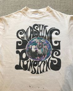 Smashing Pumpkins T Shirt, Smashing Pumpkins Shirt, Smashing Pumpkins Concert Outfit, Funky Tops, Funky Shirts, Silly Shirt, Smashing Pumpkins, Artist Outfit