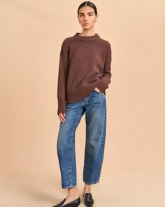 Solid Marin Sweater | La Ligne NYC Marin Sweater, Natasha Lyonne, Chelsea Girls, Lady M, Summer Knitting, Laura Lee, Knitwear Tops, Fall Style, In The Mood