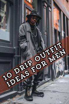 Looking for the latest fashion inspiration? Check out our 50+ trending drip outfit ideas for men in 2024! From casual to chic, these styles will keep you looking fresh and stylish. Click to discover your new favorite look! Cold Rainy Day Outfit Men, Men 2024 Fashion Trends, Edgy Style Men, Man Style Outfits, Mens Fall Fashion 2024, Rainy Day Outfit Men, Cold Rainy Day Outfit, W Pictures, Outfit Male