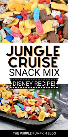 the jungle cruise snack mix recipe is ready to be eaten