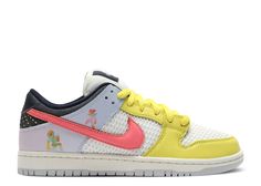 Xavier Schipani X Dunk Low SB PS 'Be True Trans Joy' - Nike - DX9218 100 - multi-color/pink gaze/sail | Flight Club Flight Club, Cute Sneakers, Military Base, Nike Sneakers, Dunk Low, Cute Shoes, Kid Shoes, Me Too Shoes, Sailing