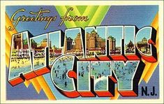 the greeting from atlantic city, n j