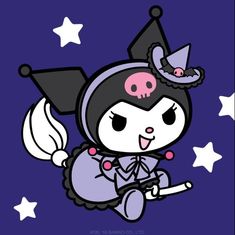 Kuromi Wallpapers, Wallpaper Cave, Wallpapers, Halloween, Stars, Purple