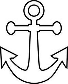 an anchor with two arrows on it