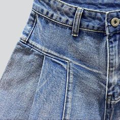 Bring your trendy game to the next level with the 2023 Summer Collection's plaited legs color denim shorts. y2k style! These mid-waist shorts are stylishly crafted with wide-legs. a zipper and button closure. and a modern y2k design that's sure to make a statement.Distinctive Features: Y2K Style: These pleated legs jeans bring the nostalgia of the 2000s with a modern twist. Make a fashion statement at any occasion with this eye-catching y2k design. Colorful Denim: These shorts are crafted from p Y2k High Waist Denim Jean Shorts, Y2k High Waist Denim Shorts, Y2k High Waist Denim Bottoms, Y2k High Waist Cotton Shorts, Y2k Style Short Bottoms With Belt Loops, High Waist Y2k Flare Jeans For Summer, Y2k Short Bottoms With Belt Loops, Y2k High Waist Flare Jeans For Summer, Summer High Waist Y2k Flare Jeans