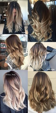 A balayage é uma coloração permanente que procura dar um efeito natural ao cabelo, dando um contraste bonito entre a cor base do cabelo e o tom mais claro em zonas propositalmente escolhidas. Luzes e mechas geralmente dão um resultado mais marcado e artificial, por isso prefiro a balayage. hi light, balayage como fazer, balayage mel, balayage cabelos escuros, balayage ombre, balayage com duas cores, cabelos com luzes, cabelos com mechas #balayage #luzes #mechas #cabelosloiros #brondehair Cute Summer Hairstyles, Bronde Hair, Hair Brunette, Hair Ombre, Brunette Color, Brown Blonde Hair, Trendy Hair, Ombre Balayage, Brunette Hair