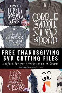 free thanksgiving svg cutting files for your silhouette or cricut - click here