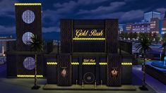 an animated image of a gold rush casino