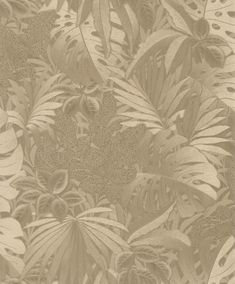 sample metallic jungle leaves gold wallpaper from eden collection by galerie wallcoverings 1 Jungle Leaves Wallpaper, Gold Metallic Wallpaper, Jungle Leaves, Go Wallpaper, Wallpaper Uk, Leaves Wallpaper, The Eden, Metallic Wallpaper, Tropical Foliage