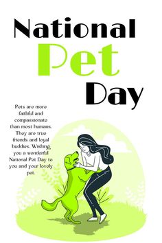 Happy National Pet Day! National Pet Day Quotes, Parents Day, True Friends, Pet Parent