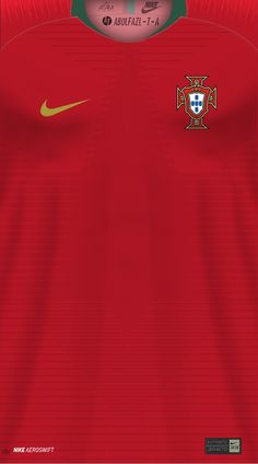 the portugal home shirt for the 2010 world cup