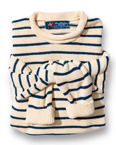 Marina Striped Rollneck Sweater – Kiel James Patrick New England Preppy Style, Forest Fall, Cozy Weather, Weather Clothes, Rollneck Sweater, Clothes Board, Kiel James Patrick, Summer Things