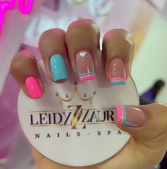 Short Summer Nail Ideas, Lilac Nails Design, Short Nail Ideas, Easy Toe Nail Designs, Trendy Summer Nails, Cruise Nails, Plum Nails, Wave Nails, Summer Nail Ideas