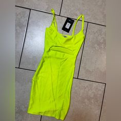 Reposhing This Item I Purchased From @Waviidestiny. Loved It, But Ready To Rotate For Something New. Questions? Leave A Comment Below! Neon Green Dresses, Fashion Nova Dress, Fashion Nova Dresses, Neon Green, Dresses Xs, Green Dress, Something New, Night Life, Fashion Nova