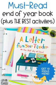 Whether you're looking for the best read alouds, activities, or resources to make the end of the year great in your elementary classroom, you can find it all right here on my blog! My blog post has 10 different last week of school ideas, and many include hands-on crafts that will keep your elementary students engaged. One of the best parts about these end of year ideas is that they focus on building community, and helping your students reflect on an amazing school year. Get the ideas right here! Letter From Your Teacher, The Last Day Of School, School Lesson Plans, First Day Of School Activities, Elementary Activities, Teacher Books